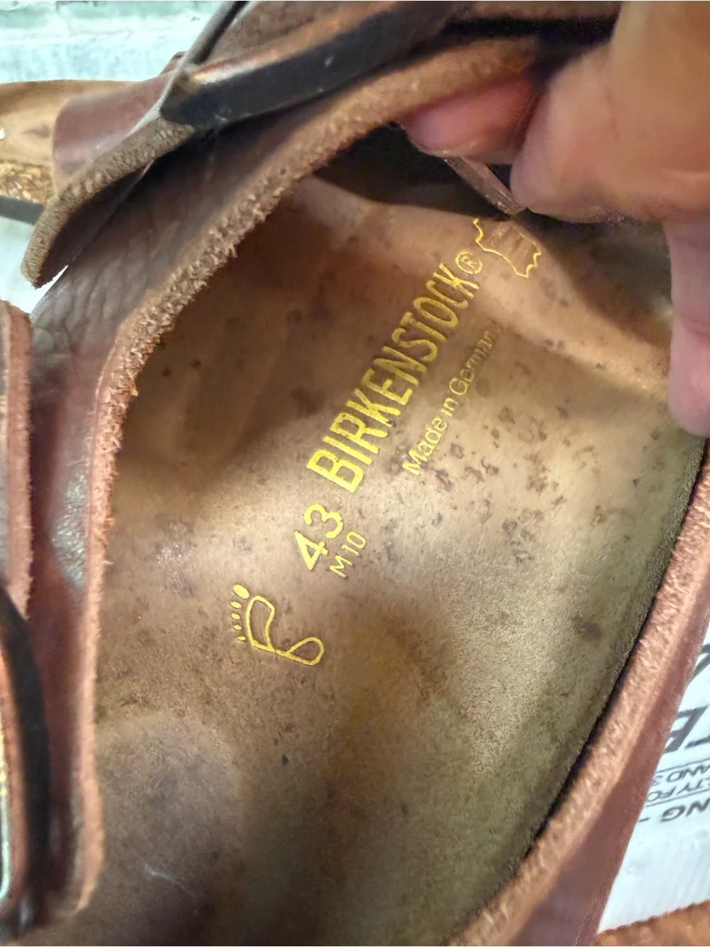 Birkenstock Brown Leather Double Buckle Kids Sandals